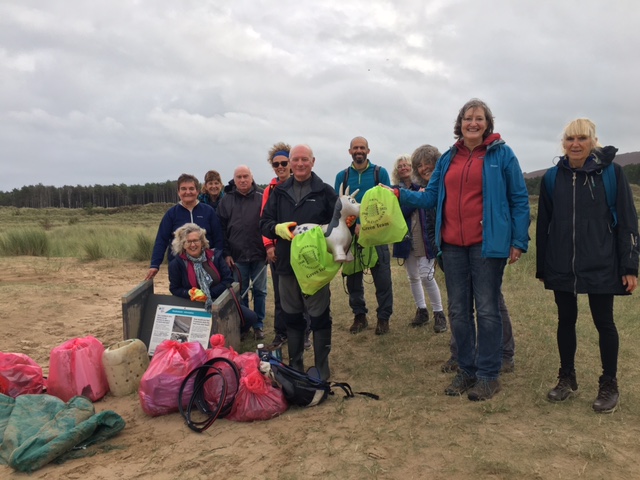 The Gower Society Litter Picking at Cwm Ivy