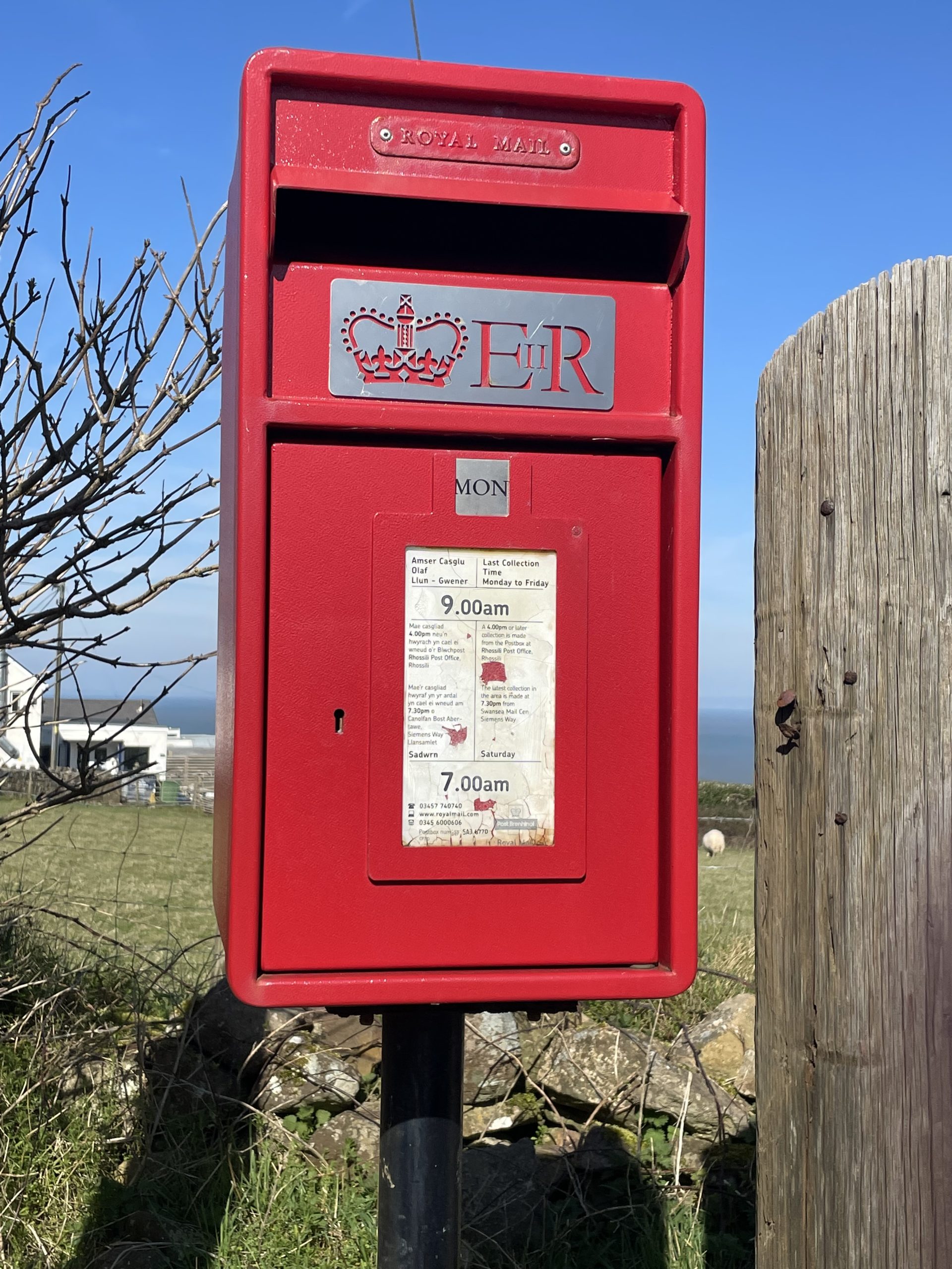 The postbox in Rhossili