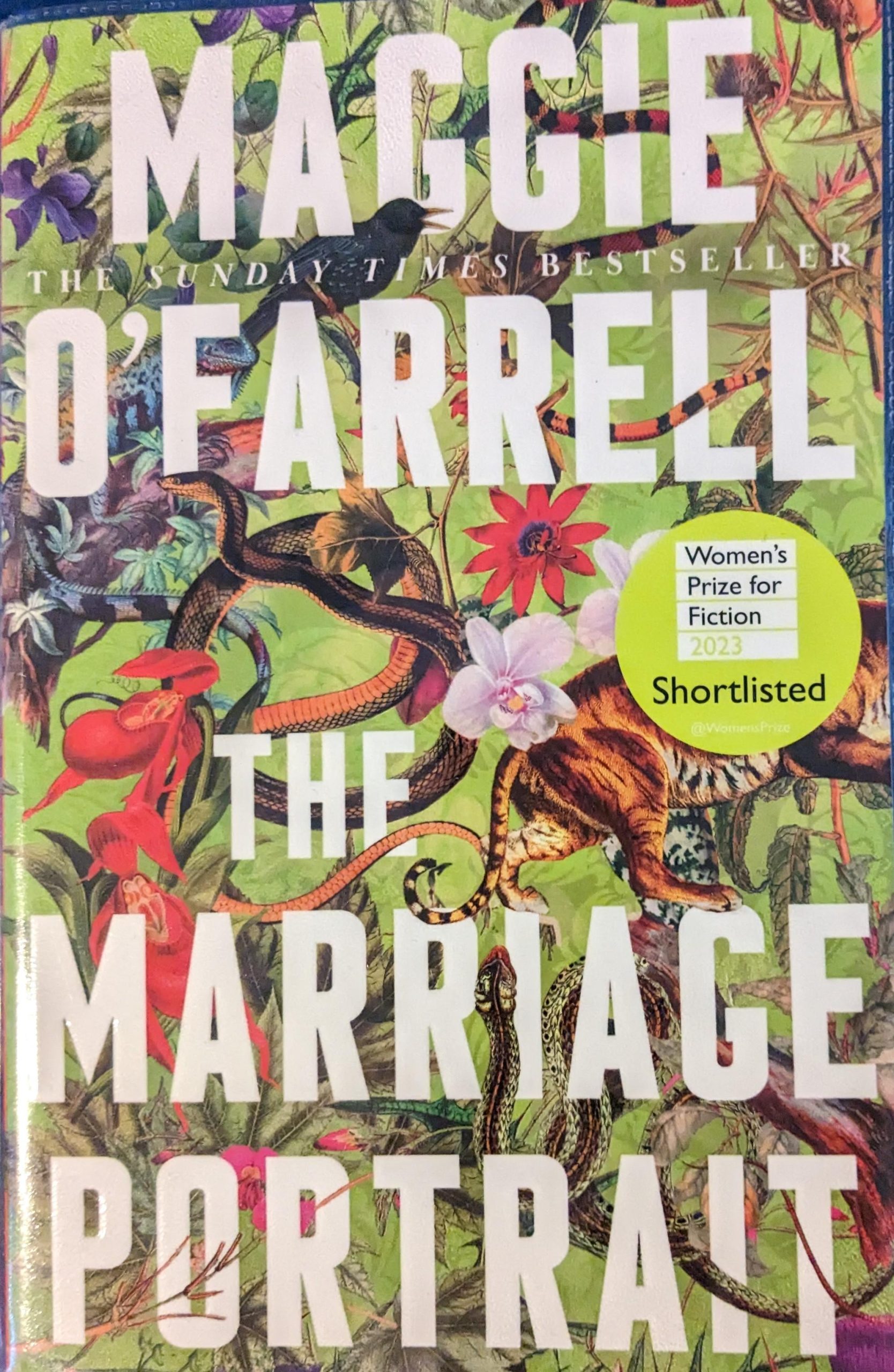 Cover of Maggie O'Farrell's novel, The Marriage Portrait