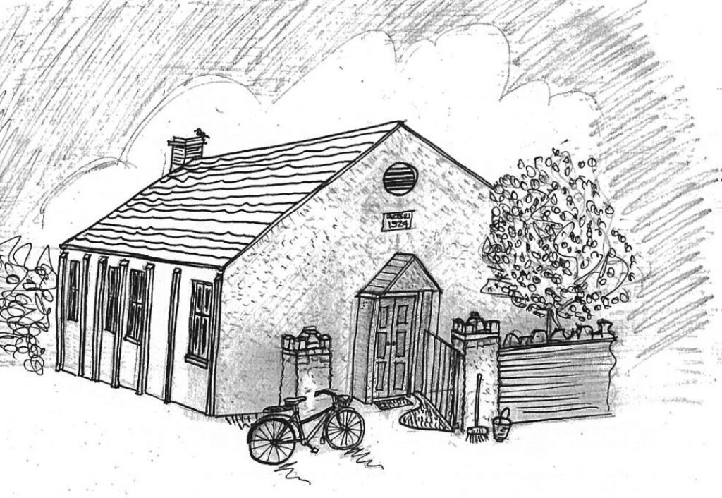 Rhossili Village Hall, before its renovation in 2006
